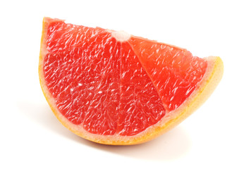 healthy food. grapefruit isolated on white background