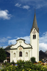 Fototapeta na wymiar St. Vigil, Pustertal, Südtirol, Italien