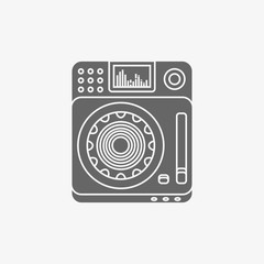 dj mixer vector icon