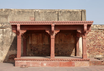 Historic structure at Fatehpur Sikri complex, India