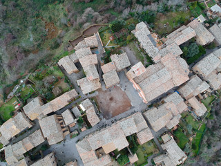 Civita di Bagnoregio, Italy. The  View from the top