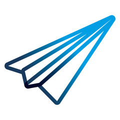 Fototapeta premium paperplane icon image