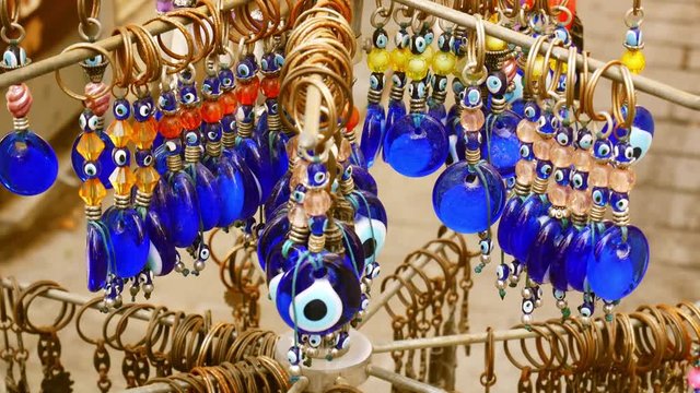 Turkish evil eye chain keys for sale 1.