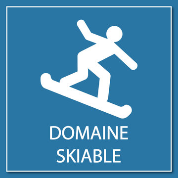 Logo domaine skiable.