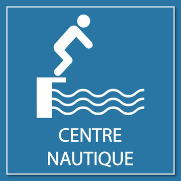 Logo centre nautique.