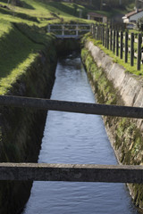 Obraz premium Rural water canal