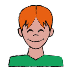 Man avatar profile icon vector illustration graphic design