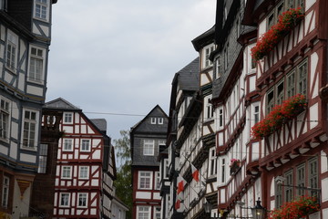 Fototapeta premium Fachwerk in Marburg