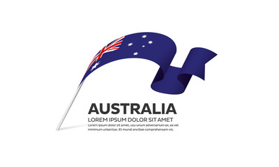 Australia flag background