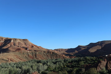 Berglandschaft in Marokko