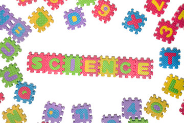 Foam puzzle letter uppercase