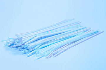 Bunch of drinking straws