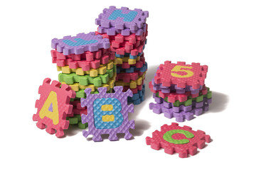 Foam puzzle letter uppercase