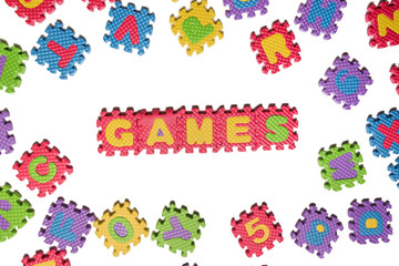 Foam puzzle letter uppercase