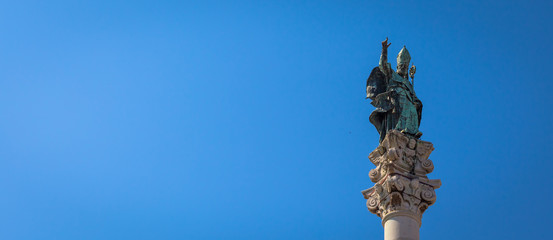 Santo Oronzo Column in Lecce, Italy