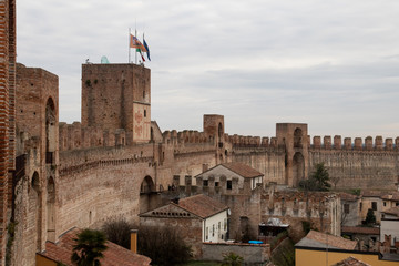 antiche mura medievali, Cittadella, Padova,Italy