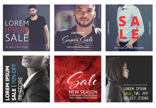 Product Sale Social Media Post Set 1