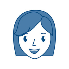 cartoon woman icon
