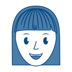 cartoon woman icon
