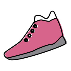 Sport shoe isolated icon vector illustration graphic design