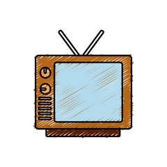 retro television icon