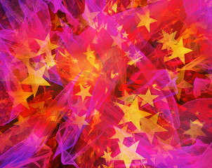 abstract stars burst background