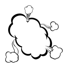 Comic bubble cartoon