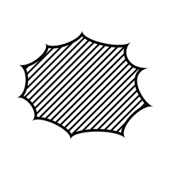 Comic bubble cartoon