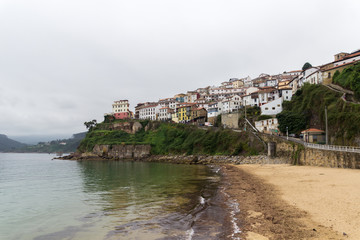 Lastres, a small town in the cost of the mountain