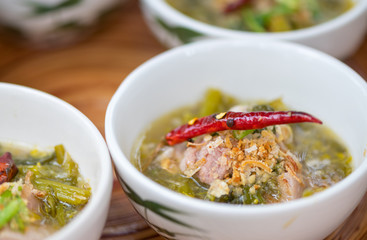 Pak Kad Jor or Chinese Sour Soup,