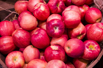 A ripe apple