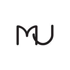 initial letter rounded logo modern