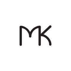 initial letter rounded logo modern