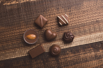 たくさんのチョコレート
