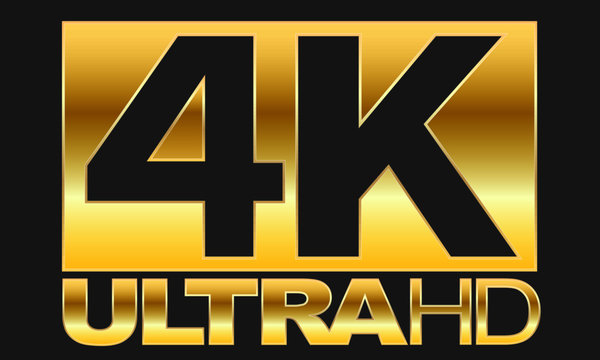 4K Ultra HD Stock Vector