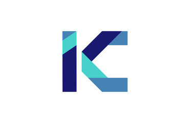 IC Ribbon Letter Logo