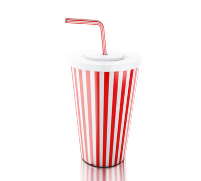 3d Plastic fastfood cup