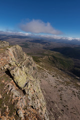 Mountain landscape in Pena the Francia, famous destination in Salamanca, Spain.