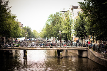 Fototapeta na wymiar Landscape itn Amsterdam