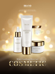 Cosmetic skincare ads