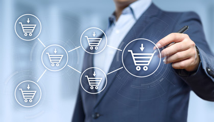 Add To Cart Internet Web Store Buy Online E-Commerce concept