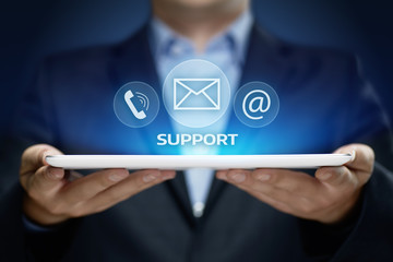 Technical Support Center Customer Service Internet Business Technology Concept