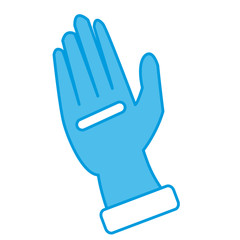 Obraz premium Leather glove symbol icon vector illustration graphic design