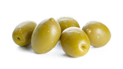 olive isolated on white