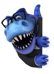 Fun Trex - 3D Illustration © Julien Tromeur