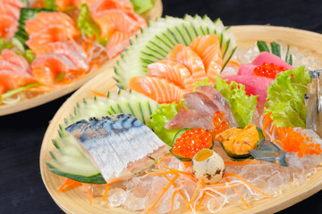Japanese style food - Mixed Sashimi