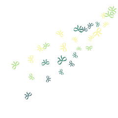 Festive Background with Colorful Bows. Cute Pattern for Postcard, Print, Banner or Poster. Small Pretty Bows For Party Decoration, Wedding, Birthday or Anniversary Invitation. Vector