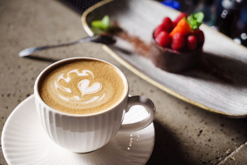 cup of cappuccino