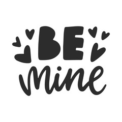 Vector lettering poster