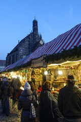 Obraz na płótnie Canvas Christmas Market in Nuernberg, Germany